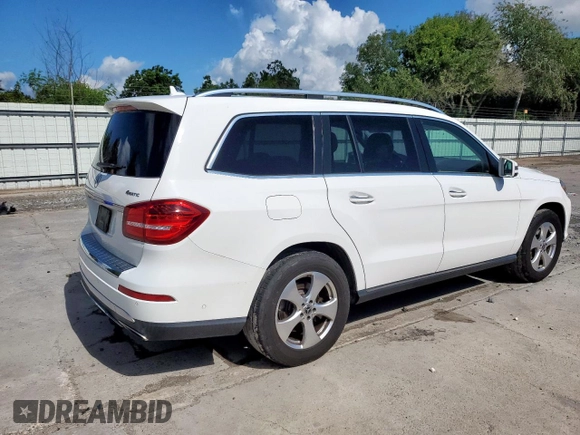 2017 Mercedes-Benz GLS 450 with VIN 4JGDF6EE3HA968182, listed as a Copart auction lot 62398725 with 60,369 mi miles and Salvage title. Bid and sale history available at DreamBid. Image 3.