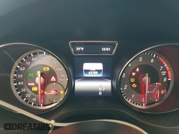 2016 Mercedes-Benz CLA 250 with VIN WDDSJ4GB7GN356016, listed as a Copart auction lot 61952503 with 43,788 mi miles and . Bid and sale history available at DreamBid. Image 9.