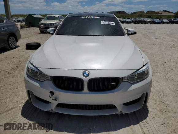 2017 BMW M3 with VIN WBS8M9C5XH5G84679, listed as a Copart auction lot 50328034 with 85,607 mi miles. Bid and sale history available at carsss.com. Image 5.