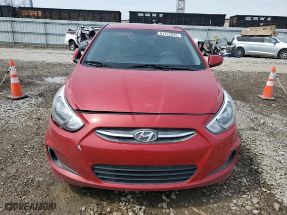 2016 Hyundai Accent SE with VIN KMHCT4AE1GU119731, listed as a Copart auction lot 51722935 with 99,473 mi miles and Clean Title. Bid and sale history available at carsss.com. Image 5.
