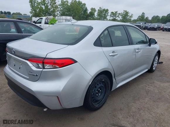 2024 Toyota Corolla Hybrid LE with VIN JTDBCMFE2R3044233, listed as a IAAI auction lot 40063454 with 6,855 mi miles. Bid and sale history available at carsss.com. Image 4.