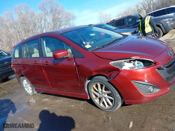 2012 Mazda Mazda5 Touring with VIN JM1CW2CL2C0114633, listed as a IAAI auction lot 41345949 with NaN miles. Bid and sale history available at carsss.com. Image 14.