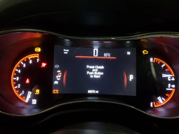 2015 Dodge Durango R/T with VIN 1C4SDJCT6FC908470, listed as a Copart auction lot 50535465 with 88,075 mi miles and Salvage Title. Bid and sale history available at carsss.com. Image 9.