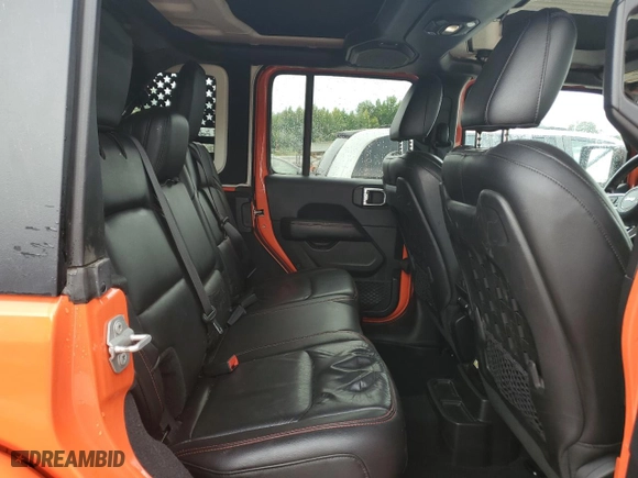 2018 Jeep Wrangler Unlimited Rubicon with VIN 1C4HJXFG7JW215015, listed as a Copart auction lot 66913594 with 59,288 mi miles and Salvage Title. Bid and sale history available at carsss.com. Image 11.
