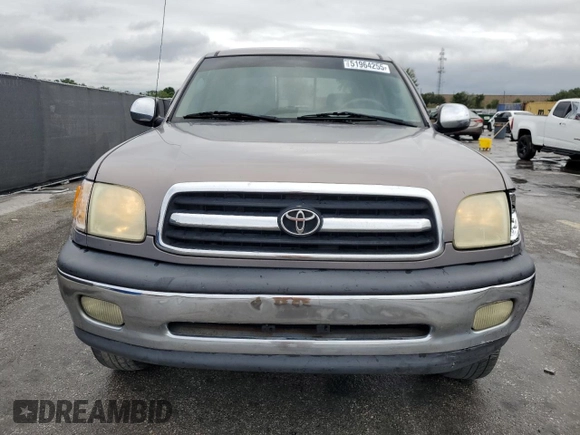 2002 Toyota Tundra SR5 with VIN 5TBRN34112S273454, listed as a Copart auction lot 51964255 with 259,162 mi miles and Salvage Title. Bid and sale history available at DreamBid. Image 5.