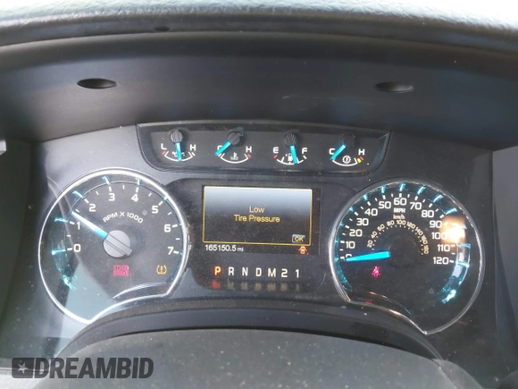 2013 Ford F-150 XL with VIN 1FTFW1EFXDFD00367, listed as a IAAI auction lot 41791175 with 165,150 mi miles and . Bid and sale history available at DreamBid. Image 7.