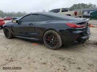 2023 BMW M8 Competition with VIN WBSAE0C00PCM79751, listed as a Copart auction lot 45468225 with 0 mi miles and Salvage Title. Bid and sale history available at carsss.com. Image 2.