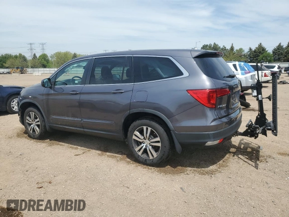 2017 Honda Pilot EX-L z VIN 5FNYF6H61HB061139, wystawiony jako Copart lot #55593095 z przebiegiem 107 170 mil mil oraz Szkoda całkowita • Salvage title. Historia ofert i sprzedaży dostępna na DreamBid. Obrazek 2.
