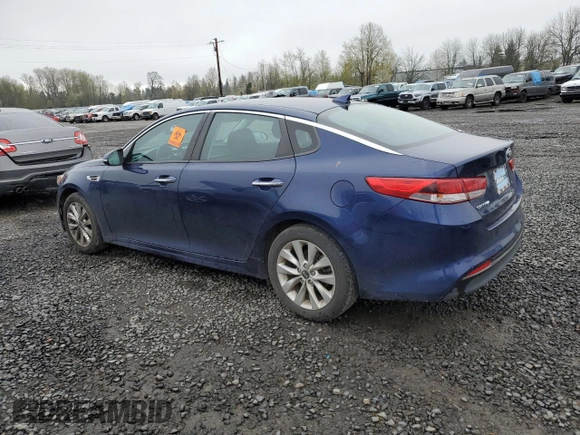 2017 Kia Optima LX with VIN 5XXGT4L33HG130237, listed as a Copart auction lot 51127305 with 76,944 mi miles and Salvage Title. Bid and sale history available at carsss.com. Image 2.