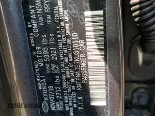 2019 Genesis G80 3.8L with VIN KMTFN4JE7KU310110, listed as a Copart auction lot 59879974 with 61,645 mi miles and Salvage Title. Bid and sale history available at carsss.com. Image 12.
