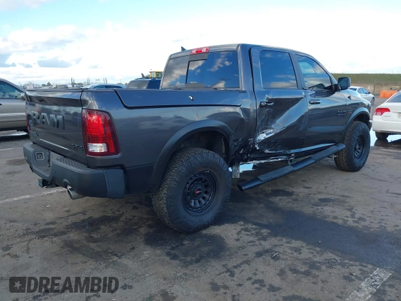 2017 Ram 1500 Rebel z VIN 1C6RR7YT2HS734120, wystawiony jako IAAI lot #41590424 z przebiegiem 113 034 mil mil oraz . Historia ofert i sprzedaży dostępna na DreamBid. Obrazek 4.