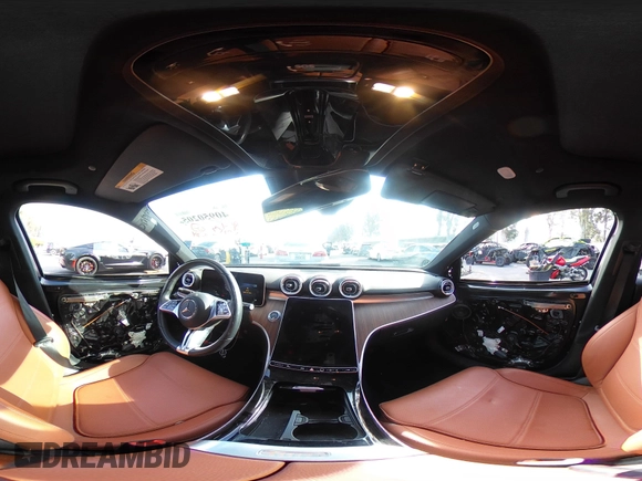 2022 Mercedes-Benz C 300 with VIN W1KAF4GB8NR064247, listed as a IAAI auction lot 40950205 with 24,313 mi miles and . Bid and sale history available at DreamBid. Image 21.