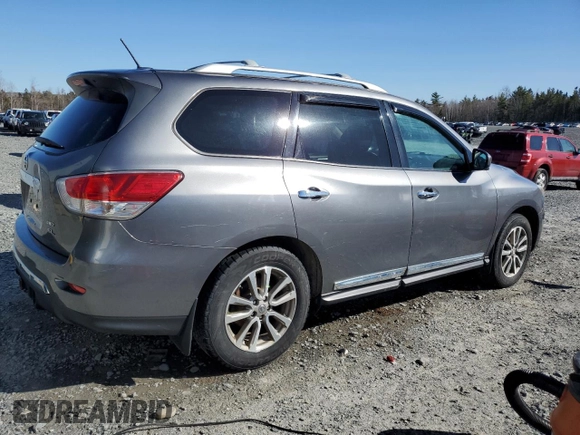 2015 Nissan Pathfinder SV with VIN 5N1AR2MM8FC694538, listed as a Copart auction lot 54192395 with 255,344 mi miles and Clean Title. Bid and sale history available at carsss.com. Image 3.