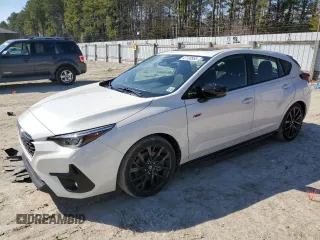 2024 Subaru Impreza RS with VIN JF1GUHJC1R8254492, listed as a Copart auction lot 47100865 with 9,135 mi miles and Salvage Title. Bid and sale history available at carsss.com. Image 1.
