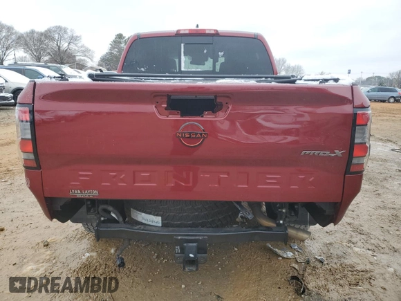 2023 Nissan Frontier SV with VIN 1N6ED1EJ1PN645834, listed as a Copart auction lot 45502255 with 15,619 mi miles and Salvage title. Bid and sale history available at DreamBid. Image 6.
