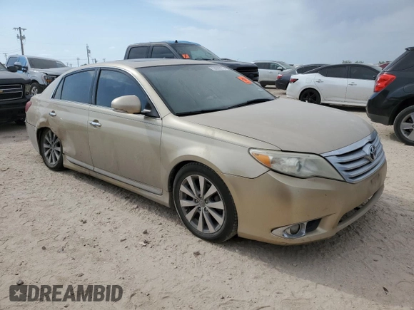 2011 Toyota Avalon with VIN 4T1BK3DB9BU426700, listed as a Copart auction lot 53395275 with 214,185 mi miles and Salvage Title. Bid and sale history available at carsss.com. Image 4.