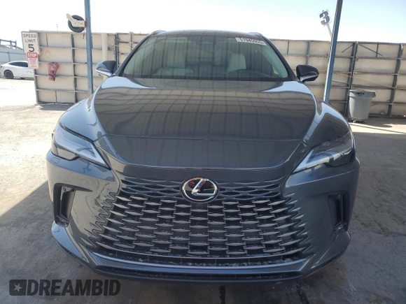 2025 Lexus RX with VIN 2T2BBMCAXSC071550, listed as a Copart auction lot 51945955 with 941 mi miles and Salvage Title. Bid and sale history available at carsss.com. Image 5.