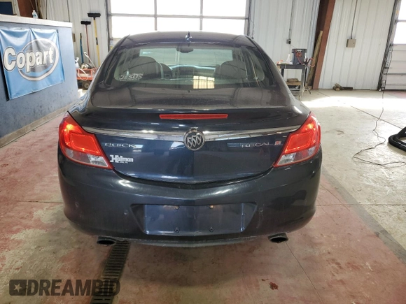 2013 Buick Regal Turbo Premium 1 with VIN 2G4GS5EVXD9137268, listed as a Copart auction lot 54311135 with 106,517 mi miles and Salvage title. Bid and sale history available at DreamBid. Image 6.