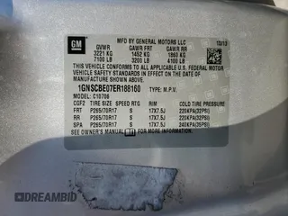 2014 Chevrolet Tahoe LT with VIN 1GNSCBE07ER188160, listed as a Copart auction lot 49626175 with 96,168 mi miles and Salvage title. Bid and sale history available at DreamBid. Image 15.