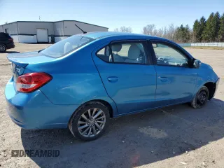 2017 Mitsubishi Mirage G4 SE with VIN ML32F4FJ4HHF07064, listed as a Copart auction lot 53099665 with 77,556 mi miles and Salvage Title. Bid and sale history available at carsss.com. Image 3.