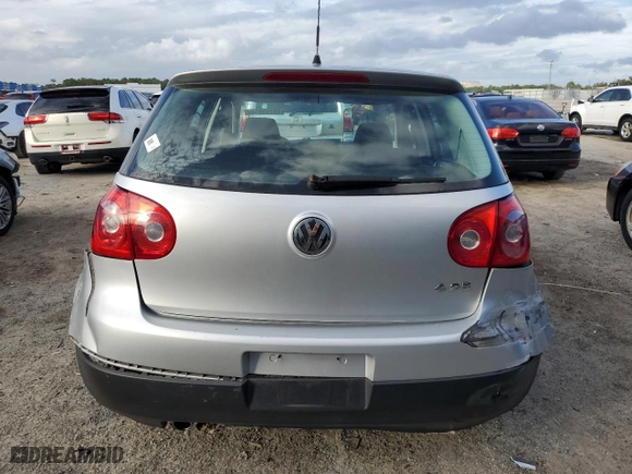 2007 Volkswagen Rabbit with VIN WVWDR71KX7W284857, listed as a Copart auction lot 79765914 with 109,825 mi miles and Salvage Title. Bid and sale history available at carsss.com. Image 6.