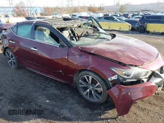 2017 Nissan Maxima SV with VIN 1N4AA6AP1HC392535, listed as a IAAI auction lot 40937768 with 37,223 mi miles. Bid and sale history available at carsss.com. Image 17.