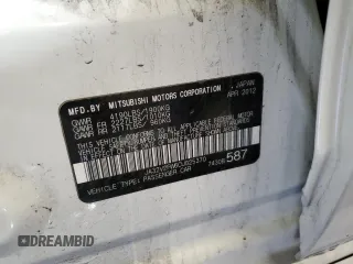 2012 Mitsubishi Lancer SE with VIN JA32V2FW6CU025370, listed as a Copart auction lot 79340674 with Not Provided miles and Salvage Title. Bid and sale history available at DreamBid. Image 12.