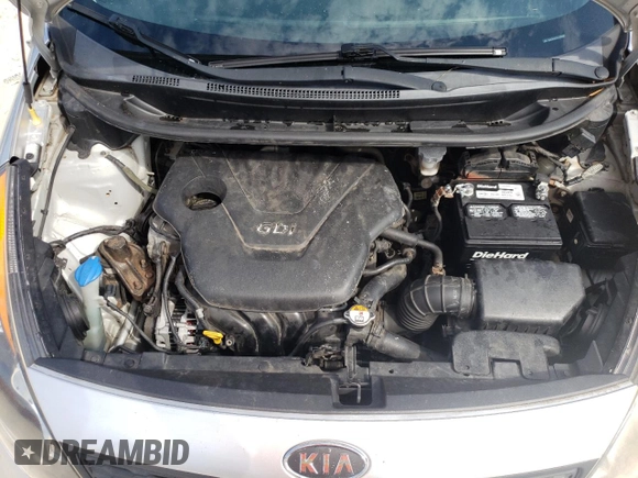 2012 Kia Rio LX with VIN KNADM5A34C6013635, listed as a Copart auction lot 72400254 with 172,943 mi miles and Salvage Title. Bid and sale history available at carsss.com. Image 12.