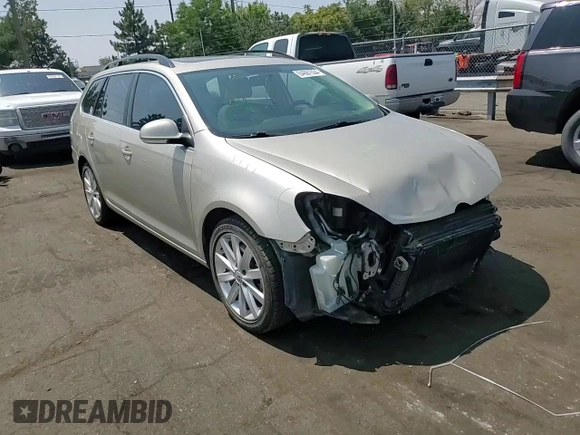 2013 Volkswagen Jetta SportWagen TDI w/Sunroof & Nav with VIN 3VWPL7AJ1DM687379, listed as a Copart auction lot 64687554 with 122,158 mi miles and Salvage Title. Bid and sale history available at carsss.com. Image 10.