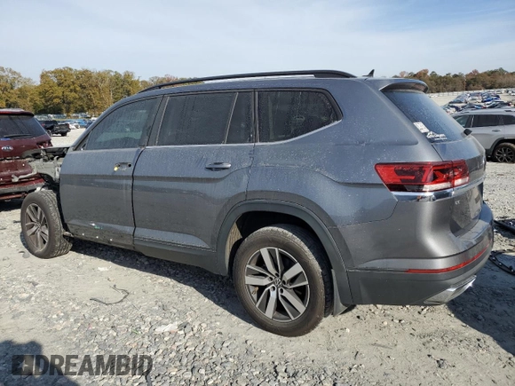 2021 Volkswagen Atlas SE with VIN 1V2DP2CA6MC510403, listed as a Copart auction lot 82892644 with 108,520 mi miles and Salvage title. Bid and sale history available at DreamBid. Image 2.