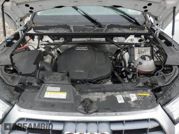 2020 Audi Q5 Premium Plus with VIN WA1BNAFY9L2102249, listed as a Copart auction lot 57608805 with 73,629 mi miles and Salvage title. Bid and sale history available at DreamBid. Image 12.