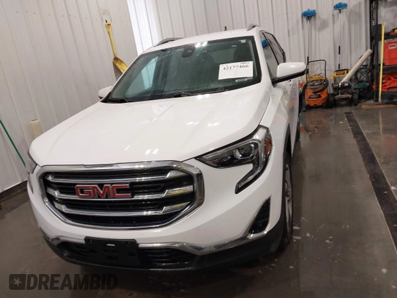 2020 GMC Terrain SLT with VIN 3GKALVEV5LL236894, listed as a IAAI auction lot 42177466 with 103,524 mi miles and . Bid and sale history available at DreamBid. Image 13.