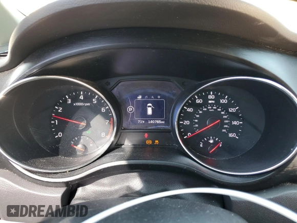 2017 Kia Sedona LX with VIN KNDMB5C19H6338583, listed as a Copart auction lot 48574955 with 140,765 mi miles and Salvage Title. Bid and sale history available at carsss.com. Image 9.