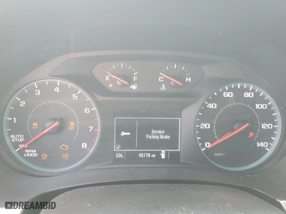 2022 Chevrolet Traverse LS with VIN 1GNERFKW7NJ169151, listed as a Copart auction lot 53361845 with 45,178 mi miles and Salvage Title. Bid and sale history available at carsss.com. Image 9.