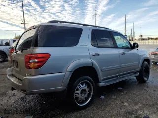 2002 Toyota Sequoia Limited with VIN 5TDZT38A62S098822, listed as a Copart auction lot 42230945 with 175,962 mi miles and Salvage Title. Bid and sale history available at carsss.com. Image 3.