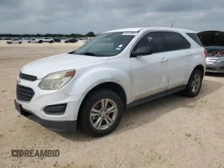 2017 Chevrolet Equinox LS with VIN 2GNALBEK2H1534688, listed as a Copart auction lot 54545965 with 111,503 mi miles and Salvage Title. Bid and sale history available at DreamBid. Image 1.