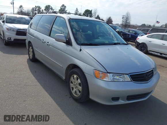 2004 Honda Odyssey EX-L with VIN 5FNRL18964B125664, listed as a IAAI auction lot 41531606 with 327,493 mi miles and . Bid and sale history available at DreamBid. Image 1.