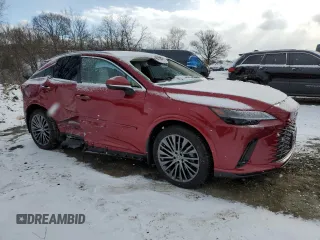 2023 Lexus RX 350h with VIN 2T2BBMCA0PC014846, listed as a Copart auction lot 88966745 with 13,384 mi miles and Salvage Title. Bid and sale history available at DreamBid. Image 4.