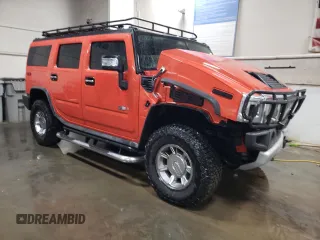 2008 Hummer H2 SUV with VIN 5GRGN23848H104242, listed as a Copart auction lot 80459214 with 118,574 mi miles and Salvage Title. Bid and sale history available at carsss.com. Image 4.