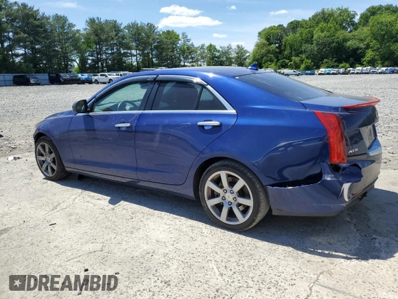 2014 Cadillac ATS Standard RWD with VIN 1G6AA5RA2E0127904, listed as a Copart auction lot 57476465 with 83,626 mi miles and Salvage title. Bid and sale history available at DreamBid. Image 2.