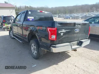 2017 Ford F-150 XL with VIN 1FTFX1EF4HKC85861, listed as a IAAI auction lot 41777927 with 1 mi miles. Bid and sale history available at carsss.com. Image 3.