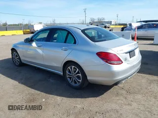 2018 Mercedes-Benz C 300 with VIN 55SWF4KB6JU270155, listed as a IAAI auction lot 41615411 with 57,495 mi miles and . Bid and sale history available at carsss.com. Image 3.