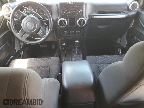 2012 Jeep Wrangler Unlimited Call of Duty MW3 with VIN 1C4BJWFG9CL199551, listed as a Copart auction lot 57097555 with 43,651 mi miles and Salvage title. Bid and sale history available at DreamBid. Image 8.