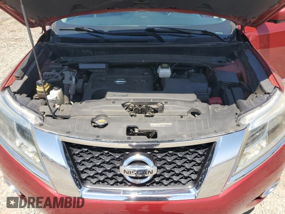 2015 Nissan Pathfinder SL with VIN 5N1AR2MM0FC612995, listed as a Copart auction lot 61105275 with 111,766 mi miles and Salvage title. Bid and sale history available at DreamBid. Image 12.