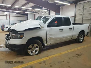 2024 Ram 1500 Tradesman with VIN 1C6SRECG1RN221103, listed as a Copart auction lot 59665255 with Not provided miles and Salvage title. Bid and sale history available at DreamBid. Image 1.