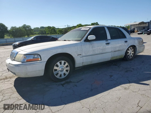 2005 Mercury Grand Marquis LS Premium z VIN 2MEFM75W95X618252, wystawiony jako Copart lot #57810045 z przebiegiem Nie podano mil oraz Czysty tytuł • Clean title. Historia ofert i sprzedaży dostępna na DreamBid. Obrazek 1.