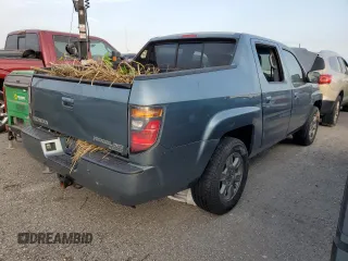 2007 Honda Ridgeline RTX with VIN 2HJYK16327H547986, listed as a Copart auction lot 76368824 with 0 mi miles and Salvage Title. Bid and sale history available at carsss.com. Image 3.