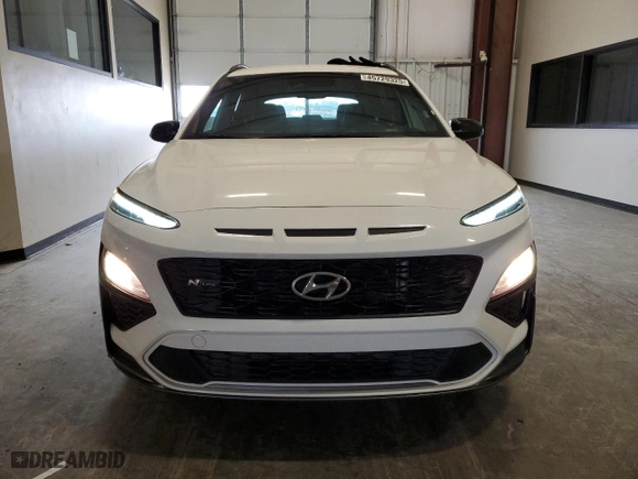 2022 Hyundai Kona N Line with VIN KM8K33A30NU773959, listed as a Copart auction lot 45729325 with 60,232 mi miles and Salvage Title. Bid and sale history available at carsss.com. Image 5.