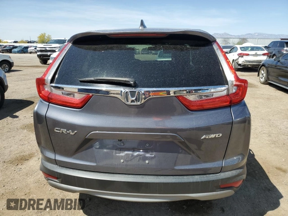 2019 Honda CR-V EX-L with VIN 5J6RW2H85KL001362, listed as a Copart auction lot 52112505 with 57,004 mi miles and Salvage Title. Bid and sale history available at carsss.com. Image 6.