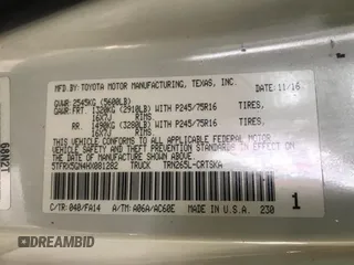 2017 Toyota Tacoma SR z VIN 5TFRX5GN4HX081282, wystawiony jako IAAI lot #42434418 z przebiegiem 184 905 mil mil oraz . Historia ofert i sprzedaży dostępna na DreamBid. Obrazek 3.